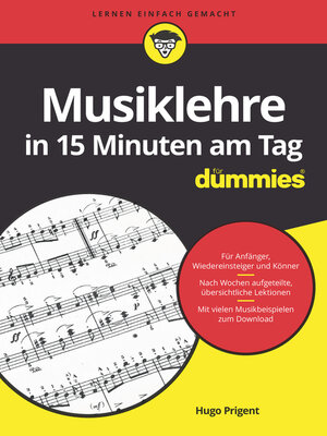cover image of Musiklehre in 15 Minuten am Tag f&uuml;r Dummies